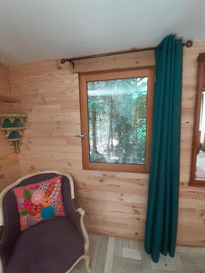 Chalet Libellule Domaine De La Mamounette Champclause Exteriör bild