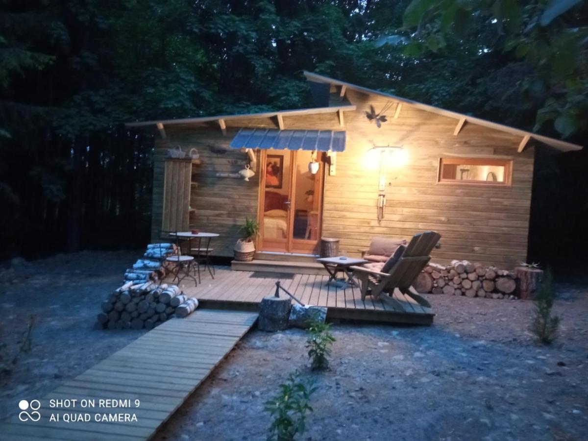 Chalet Libellule Domaine De La Mamounette Champclause Exteriör bild