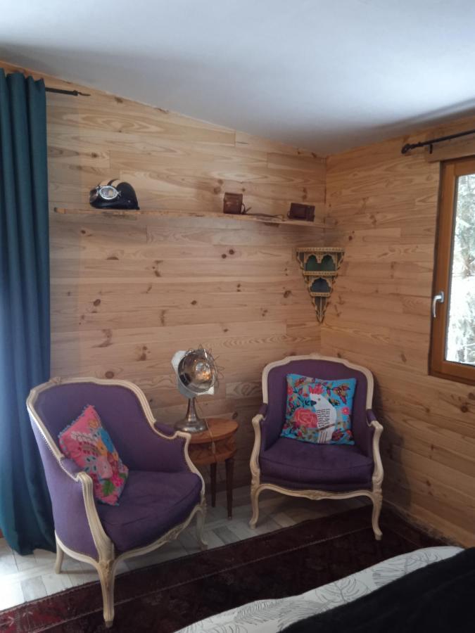 Chalet Libellule Domaine De La Mamounette Champclause Exteriör bild