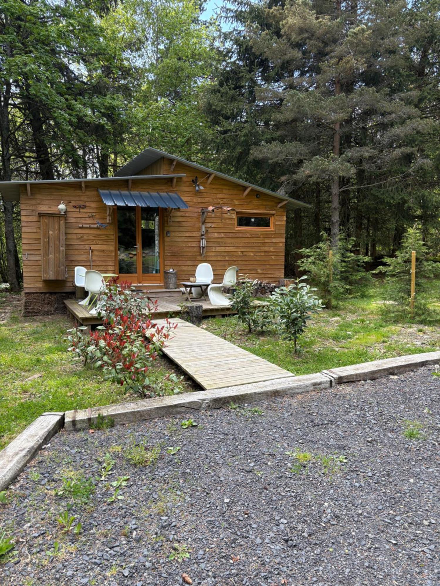 Chalet Libellule Domaine De La Mamounette Champclause Exteriör bild