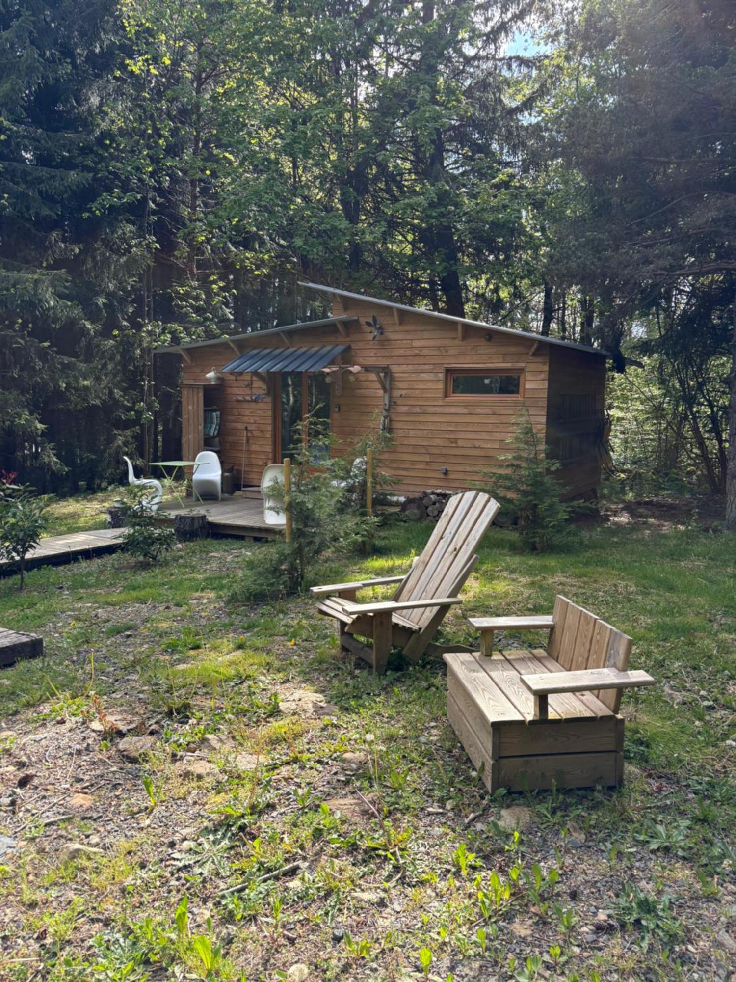 Chalet Libellule Domaine De La Mamounette Champclause Exteriör bild